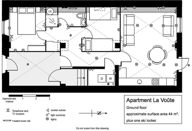 Two Bedroom Apartment La Voute, Chandon Near Meribel - Sleeps 4 Adults Or 2 Adults And 3 Children Les Allues Luaran gambar